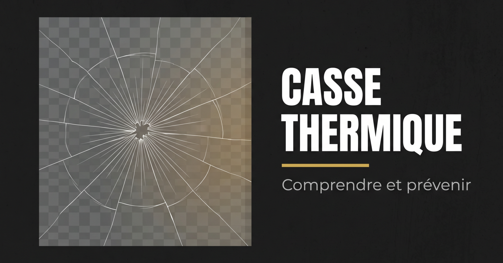 Illustration de l'article  La casse thermique des vitrages : qu'est-ce que c'est et comment l'éviter ?